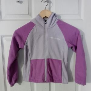 Girls Columbia Fleece Jacket Sz XS (6/7)